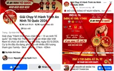 Giả mạo giải chạy, thổi phồng giá trị giải thưởng để lừa đảo