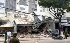 Tháo dỡ công trình làm sập nhà dân ở Đà Nẵng, nhiều căn liền kề hư hỏng