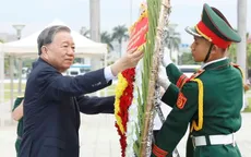Tổng Bí thư, Chủ tịch nước Tô Lâm dâng hương tưởng niệm các Anh hùng liệt sỹ tại Đà Nẵng