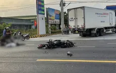 Hai vụ tai nạn trên Quốc lộ 1 trong sáng 25/4, hai người tử vong