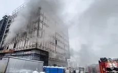 Cháy công trường xây dựng ở Moscow (Nga), ít nhất 8 người thiệt mạng