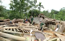 Mưa lớn kèm dông lốc ở Thanh Hóa làm sập nhà dân, bé trai 13 tuổi tử vong