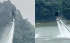 Ninh Bình tạm dừng hoạt động flyboard sau sự cố khiến 2 người gặp nạn