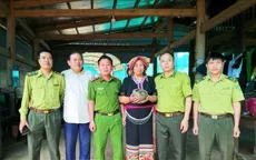 Thả 1 cá thể tê tê quý hiếm về môi trường tự nhiên