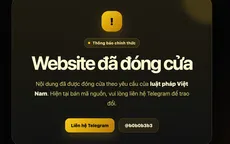 Hàng loạt website phim lậu thông báo ngừng hoạt động