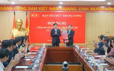 Ông Hà Minh Hải giữ chức Phó Trưởng Ban Tổ chức Trung ương
