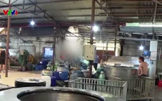 Giặt mài “chui” ngang nhiên xả thải ra môi trường