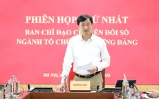 Xây dựng dữ liệu ngành tổ chức xây dựng Đảng đúng, đủ, sạch, chuẩn hóa quy trình