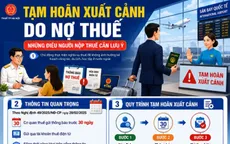 Lưu ý quan trọng về tạm hoãn xuất cảnh với người nợ thuế