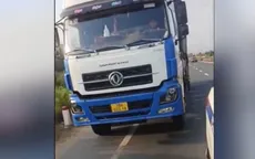 Né kiểm tra, tài xế xe tải lạng lách trên quốc lộ 1A