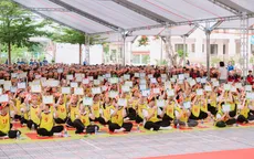 Học sinh Thái Nguyên học cách ứng phó thiên tai