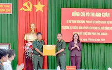 Phó Chủ tịch nước Võ Thị Ánh Xuân thăm, động viên Bộ đội Biên phòng An Giang