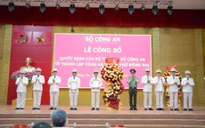 Công bố quyết định thành lập Công an TP Đồng Nai
