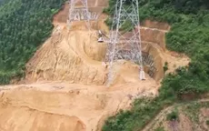 Nguy cơ sạt lở tuyến đường dây 500Kv Lào Cai - Vĩnh Yên