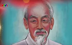 Những bức tranh vẽ Chủ tịch Hồ Chí Minh bằng phấn bảng