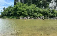 Nam thanh niên mất tích sau khi cứu 2 người bạn đuối nước trên sông Bôi