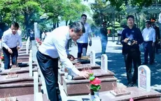 Thủ tướng Lê Minh Hưng tri ân các anh hùng liệt sĩ tại tỉnh Quảng Trị