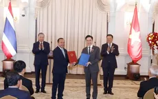 Trao các văn kiện hợp tác và công bố Logo kỷ niệm 50 năm thiết lập quan hệ ngoại giao Việt Nam - Thái Lan