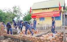 Nụ cười chiến sĩ Hải quân trên những công trình nghĩa tình ở Khánh Hòa