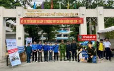Tuổi trẻ Công an Khánh Hòa triển khai chương trình "Tiếp sức mùa thi" tại 59 điểm thi tuyển sinh lớp 10