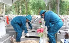 Lào Cai lấy mẫu ADN 165 mộ liệt sĩ chưa xác định được danh tính