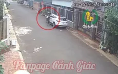 Bé trai 12 tuổi lái ô tô của người khác về nhà khiến nhiều người thót tim