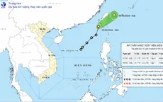Áp thấp nhiệt đới sắp ra khỏi Biển Đông
