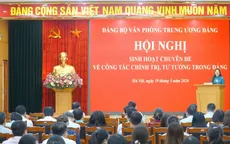 Quy chế phối hợp công tác giữa Ban Chấp hành Đảng bộ và lãnh đạo Văn phòng Trung ương Đảng