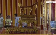 Hoàn thành phục chế ngai vua triều Nguyễn