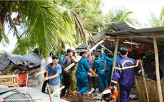 Mưa kèm dông, lốc, sét làm hàng chục nhà dân bị tốc mái, hư hỏng tại nhiều địa phương