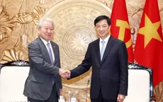 Trưởng ban Tổ chức Trung ương Nguyễn Duy Ngọc tiếp Chủ tịch JICA