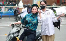 Hoàn thành 2 môn thi bắt buộc, thí sinh tự tin bước vào ngày thi cuối