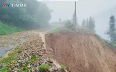 Bắc Bộ mưa lớn diện rộng, tăng cường ứng phó sạt lở và ách tắc giao thông