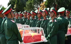 Gia Lai truy điệu, an táng 18 hài cốt liệt sĩ hy sinh tại Campuchia