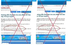 Cảnh báo thủ đoạn lừa đảo tra cứu điểm thi vào lớp 10