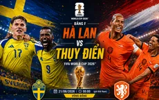 Lịch thi đấu & trực tiếp FIFA World Cup 2026™ ngày 21/6 trên VTV: Đại chiến Hà Lan - Thụy Điển