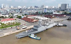 Biên đội tàu Hải quân Ấn Độ thăm TP Hồ Chí Minh