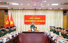 Đại tướng Phan Văn Giang chủ trì bàn giao nhiệm vụ Tư lệnh Quân khu 1