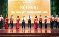 Đà Nẵng: Công bố quyết định về công tác điều động tổ chức cán bộ