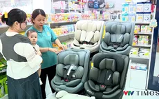 Cục Đăng kiểm được chỉ định tạm thời tổ chức thử nghiệm ghế trẻ em trên ô tô