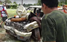 Bé 11 tuổi cầm lái xe bán tải tông vào đoàn nhà sư Thái Lan khiến 9 người thiệt mạng