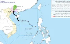 Bão số 1 giữ cường độ cấp 8, giật 10, Đông Bắc Bắc Bộ có nơi mưa rất to