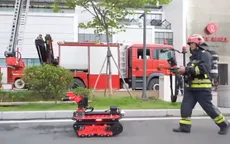 Robot chữa cháy, UAV trinh sát hỗ trợ chữa cháy trong tầng hầm