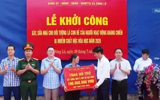 Phú Thọ khởi công xây mới, sửa chữa nhà cho con đẻ của người hoạt động kháng chiến nhiễm chất độc hóa học