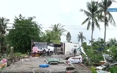 Lốc xoáy làm 75 căn nhà ở Cà Mau bị thiệt hại