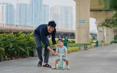 Quang Tuấn đưa con trai đi đóng phim về tình cảm gia đình