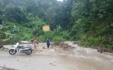 Vùng núi Bắc Bộ có nơi mưa to trên 150mm, đề phòng lũ quét, sạt lở