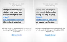 Cảnh giác trước chiêu trò lừa đảo "phạt nguội" qua tin nhắn SMS