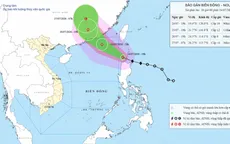 Bão Noul sắp vào Biển Đông, vùng gần tâm bão sóng biển cao 5-7m