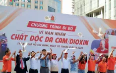 TP Hồ Chí Minh:  5.000 người đồng hành đi bộ "Vì nạn nhân chất độc da cam"